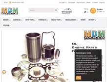 Tablet Screenshot of mdm-parts.com